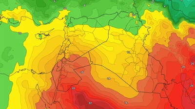 درجة الحرارة 28 .. طقس دافئ حتى الثلاثاء