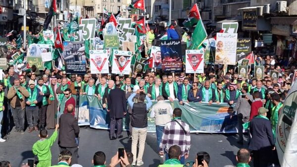 مسيرة حاشدة في وسط البلد دعماً للمقاومة في فلسطين