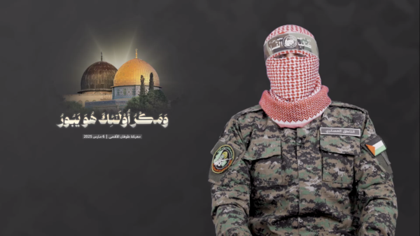 “أبو عبيدة”: نرفع جهوزيتنا.. حذر الاحتلال من العودة إلى الحرب (شاهد)