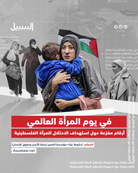 في يوم المرأة العالمي.. أرقام مفزعة حول استهداف الاحتلال للمرأة الفلسطينية