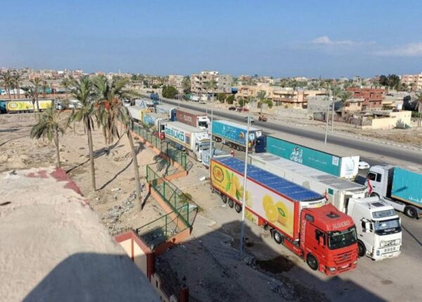 كم شاحنة مساعدات تدخل غزة يوميا؟