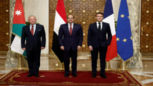 القمة الثلاثية الأردنية المصرية الفرنسية