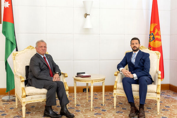 الملك يلتقي رئيس جمهورية مونتينيغرو