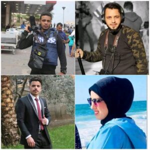 غزة شهداء الصحافة صحفي