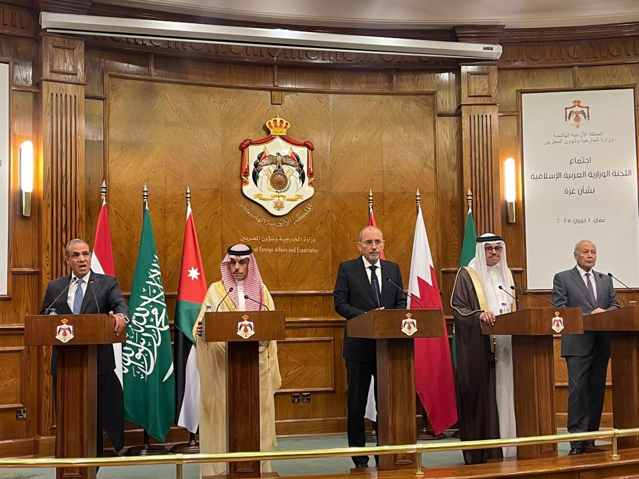 أيمن الصفدي وزاء الخارجية العرب