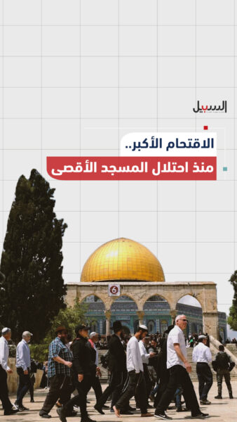الاقتحام الأكبر منذ احتلال المسجد الأقصى