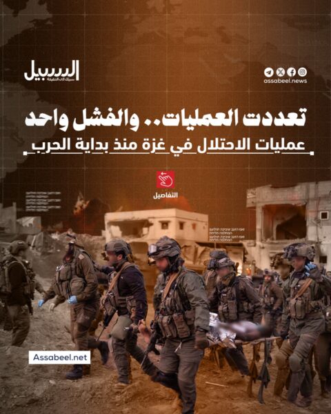 مابين إغراق أنفاق غزة إلى “عربات جدعون”… تعددت عمليات جيش الاحتلال والفشل واحد