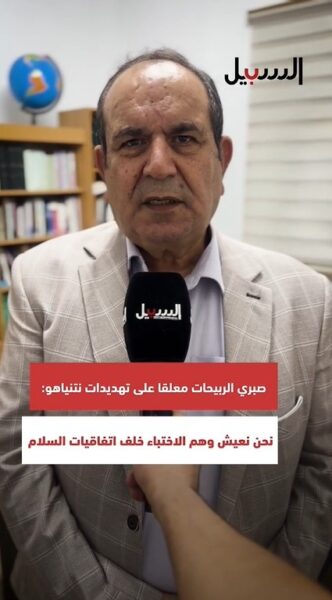 الربيحات: نحن نعيش وهم الاختباء خلف اتفاقيات السلام ولا استعداد في المعسكر العربي للتصدي لمخطط نتنياهو