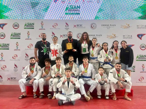 منتخب الجوجيتسو يحصد ١١ ميدالية ملونة في بطولة غرب آسيا