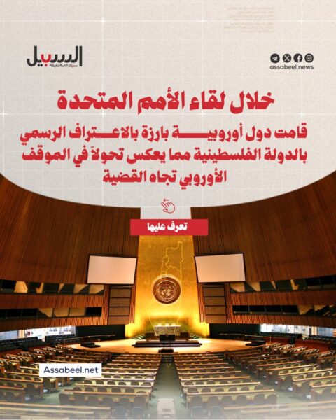 تحول المواقف… دول أوروبية جديدة تعترف بالدولة الفلسطينية