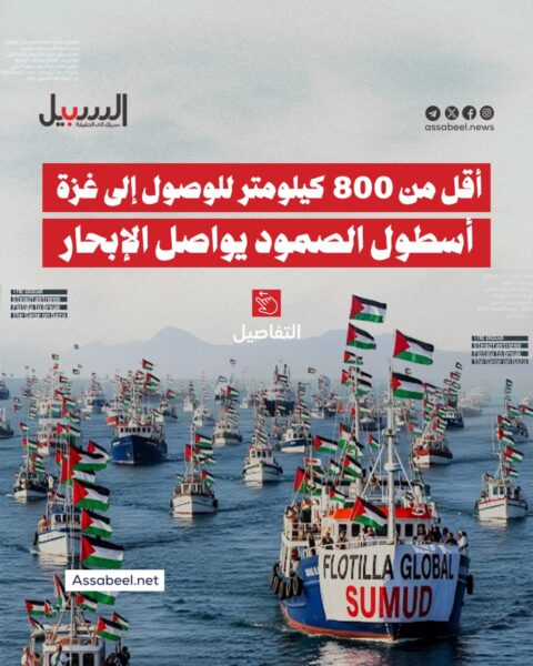أسطول الصمود العالمي يواصل الإبحار ويقترب من قطاع غزة