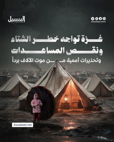 غزة تواجه خطر الشتاء ونقص المساعدات وتحذيرات أممية من موت الآلاف بردا
