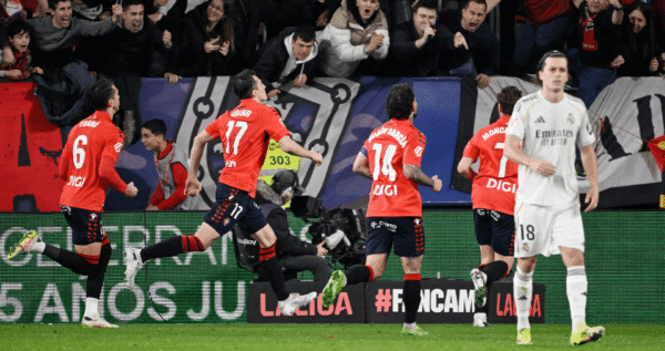 ريال مدريد يخسر أمام أوساسونا في الليغا