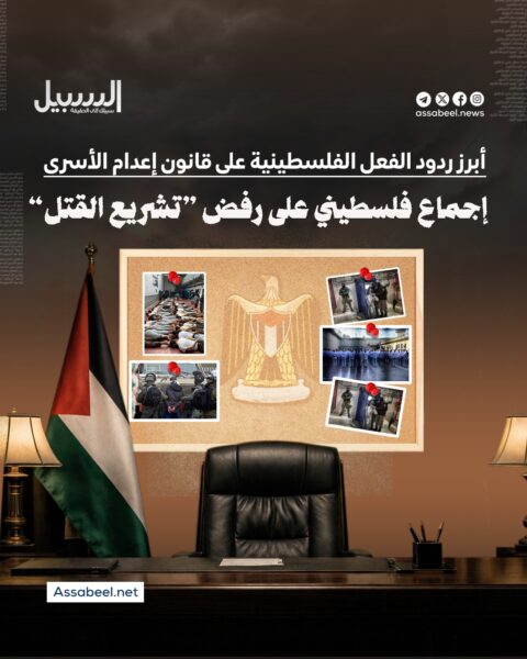 قانون إعدام الأسرى… إجماع فلسطيني على رفض “تشريع القتل”