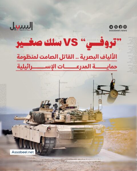 الألياف البصرية .. القاتل الصامت لمنظومة حماية المدرعات الإسرائيلية