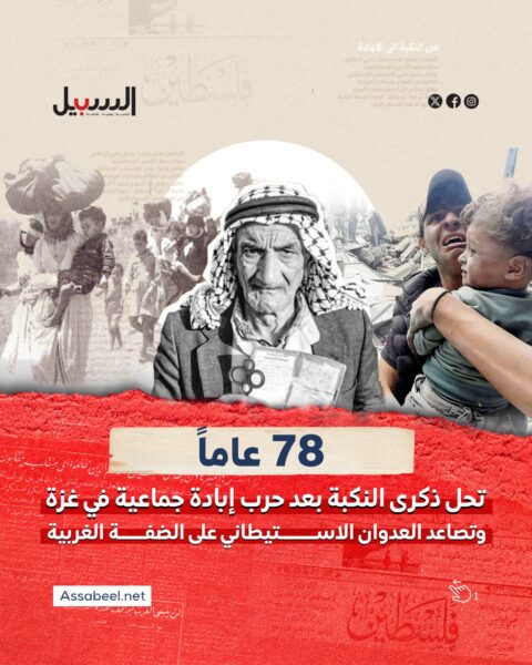 78 عاما.. تحل ذكرى النكبة بعد حرب إبادة بغزة وتصاعد الاستيطان بالضفة
