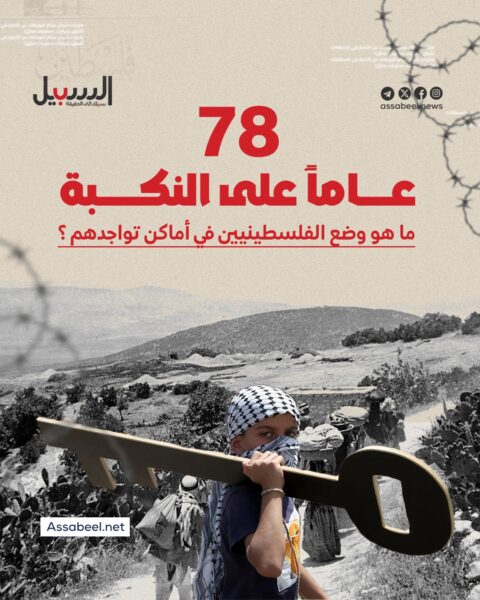 78 عاما على النكبة.. ماهو وضع الفلسطينيين وأماكن تواجدهم؟