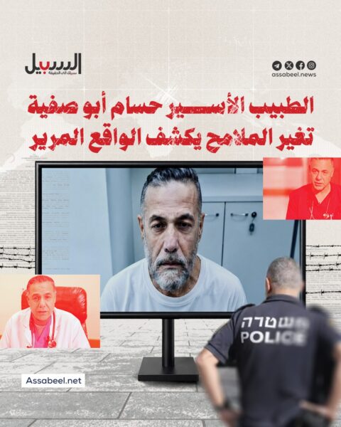 الطبيب الأسير حسام أبو صفية… تغير الملامح يكشف الواقع المرير