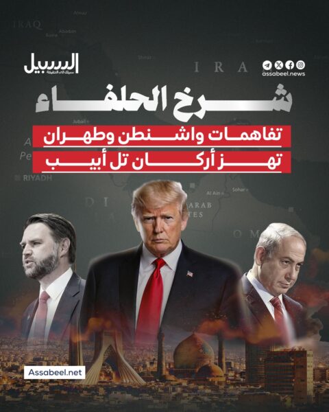 شرخ الحلفاء… تفاهمات واشنطن وطهران تهز أركان “تل أبيب”