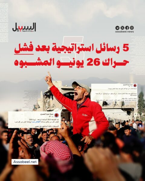 5 رسائل استراتيجية بعد فشل حراك 26 يونيو المشبوه