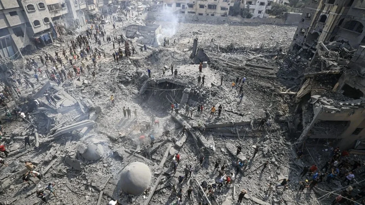6 شهداء جراء قصف الاحتلال الإسرائيلي مركز إيواء غرب غزة