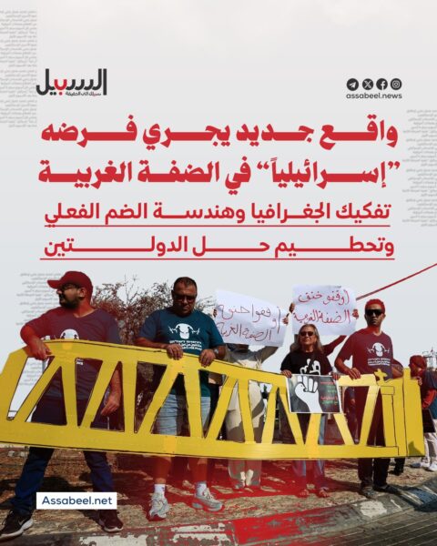 واقع جديد يجري فرضه إسرائيليًا في الضفة الغربية
