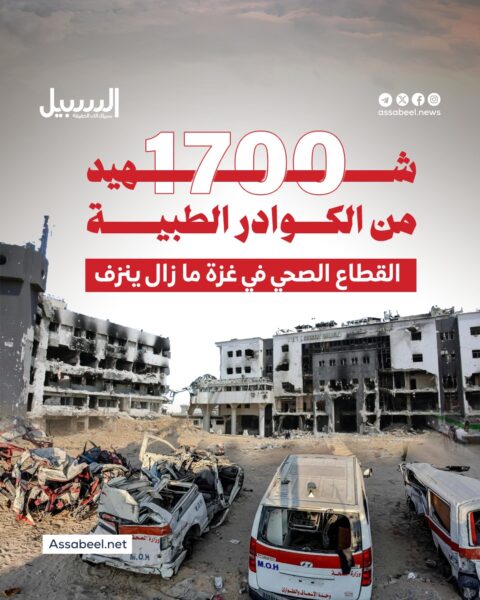 1700 شهيد من الكوادر الطبية.. القطاع الصحي في غزة ما زال ينزف